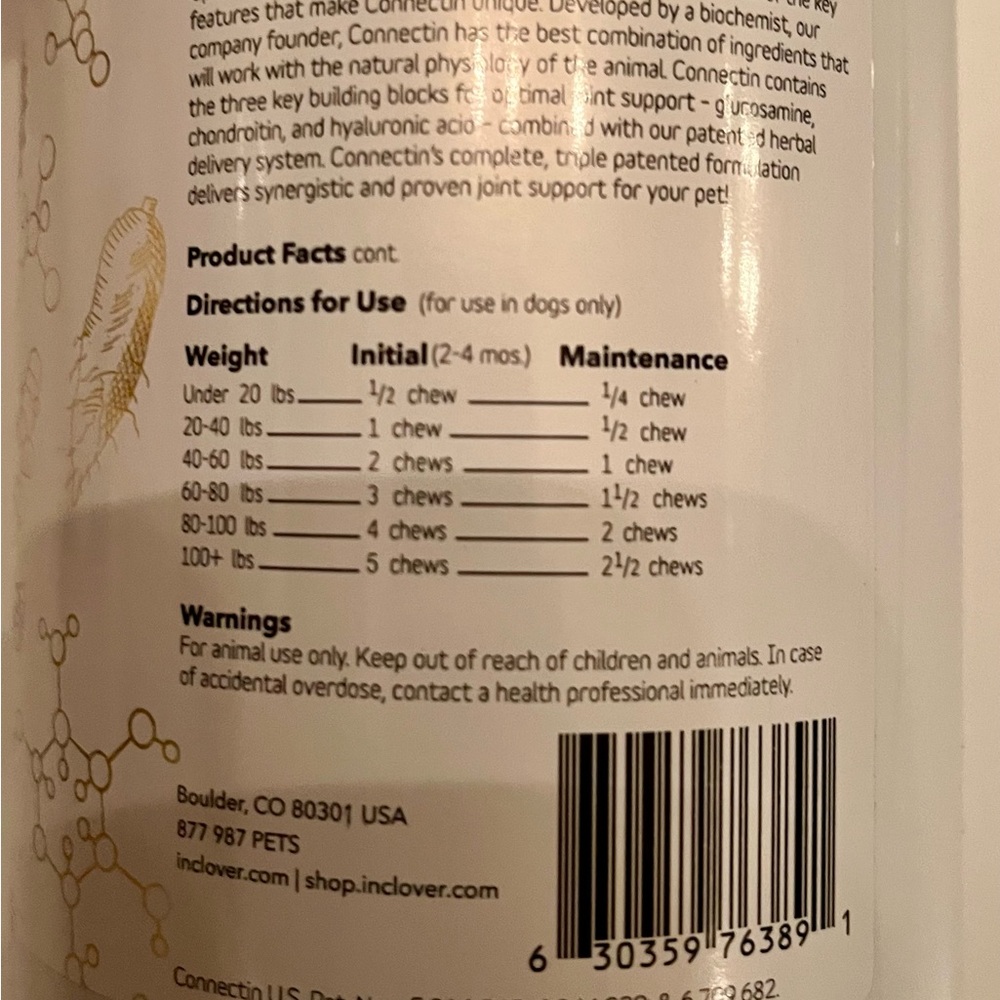 Bundle Connectin / Cosequin Hip + Joint for Dogs - - Picture 7 of 9